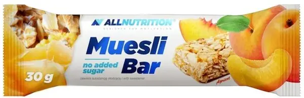 AllNutrition Baton Muesli, caise, 30 g