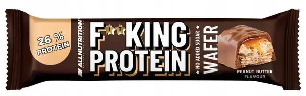 AllNutrition Fitking Protein Wafer, unt de arahide, 39 g