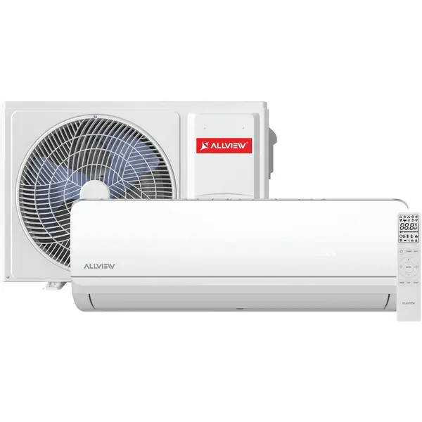 Allview Aparat de aer conditionat Allview SENSY 12 PRO, 12000 BTU, Inverter, ECO, I Feel Function, Plasma Option, HEPA Filter, Anti-Mites Filter, Photocatalyst Filter, Self-Clean Function, Wi-Fi Smart Control, Alb
