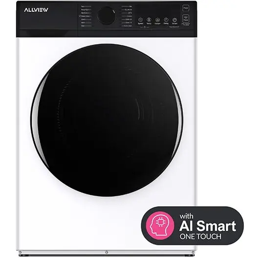 Allview Masina de spalat rufe Allview Sensy 1200, 12 KG, motor Inverter, 1400 RPM, Slim, Alb