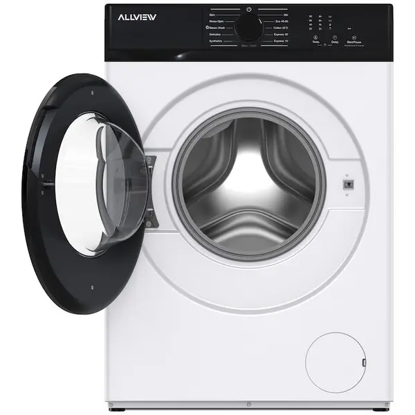 Allview Masina de spalat rufe Allview Sensy W610E, Super SLIM, 6 kg, motor Inverter, 1200 RPM, 11 Programe, Clasa A, Alb