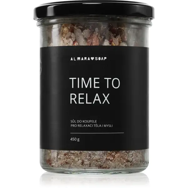 Almara Soap Bath Salt sare de baie relaxanta cu parfum Time To Relax 450 g