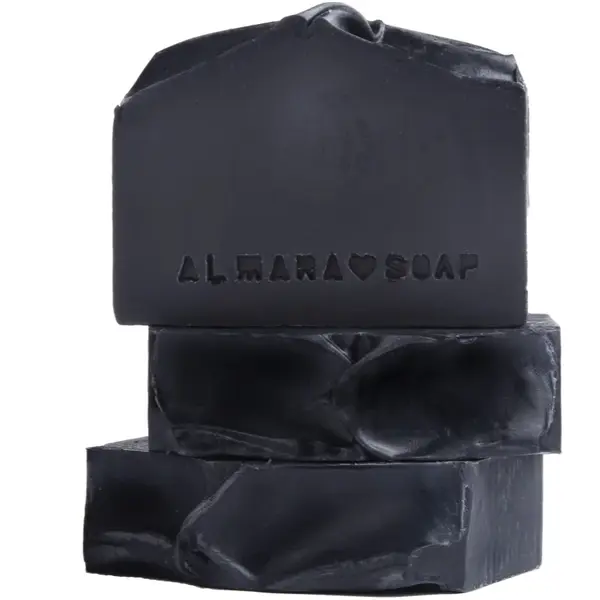 Almara Soap Natural Black As My Soul Sapun natural pentru ten gras si problematic 90 g
