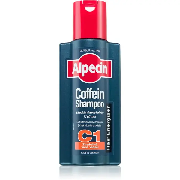 Alpecin Hair Energizer Coffein Shampoo C1 sampon pe baza de cofeina pentru barbati pentru stimularea creșterii părului 250 ml