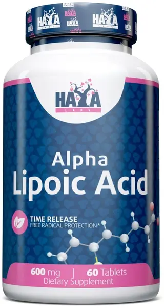 Alpha Lipoic Acid, 600 mg, 60 tablete, Haya Labs