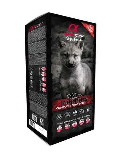 ALPHA SPIRIT Hrana uscata si moale pentru catelusi 9 kg
