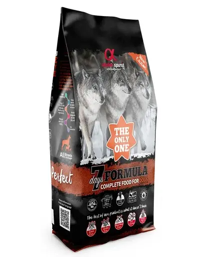 ALPHA SPIRIT The only one 7 days formula 2x12kg hrană completă câini