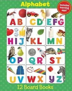 Alphabet 12 Mini Board Books, Hardcover/West Side Publishing