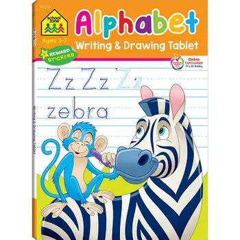 Alphabet Writing & Drawing Tablet, Paperback/Zone Staff School