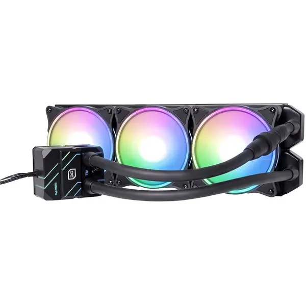 Alphacool Cooler procesor Alphacool Eisbär Pro Aurora 360, racire cu apa, 360 mm, Negru