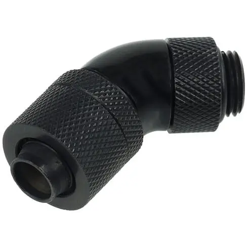 Alphacool Fiting Alphacool HF 13/10, 45 grade, G1/4, Negru