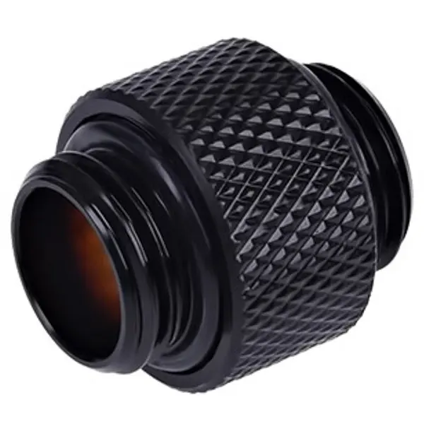 Alphacool Fiting Alphacool HF double nipple 1/4, black, G1/4, Negru