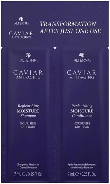 Alterna Caviar Replenishing Moisture Set - șampon și balsam, 2 x 7 ml