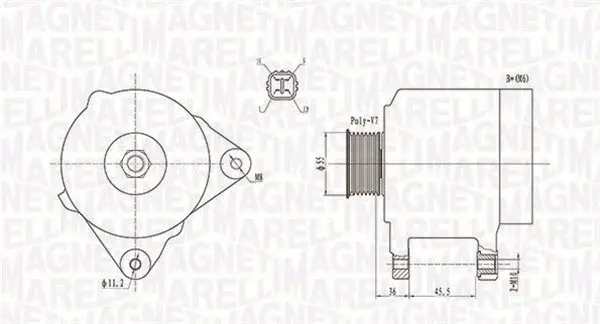 Alternator (14V, 100A) TOYOTA AVENSIS 2.0 2.4 intre 2003-2008