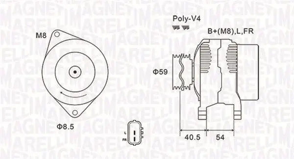 Alternator (14V, 90A) HYUNDAI I30; KIA CEE D, PRO CEE D 2.0 2.0LPG intre 2006-2012