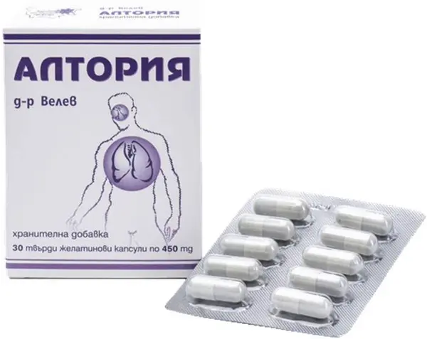 Altoria, 450 mg, 30 capsule de gelatină tari, Velevi Pharma
