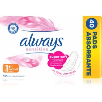 Always Sensitive Normal Plus absorbante fara parfum