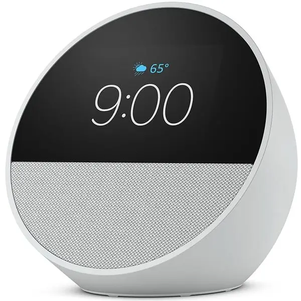 Amazon Boxa inteligenta Amazon Echo Spot 2024, Display 2.83, Wi-Fi, Bluetooth, Alb