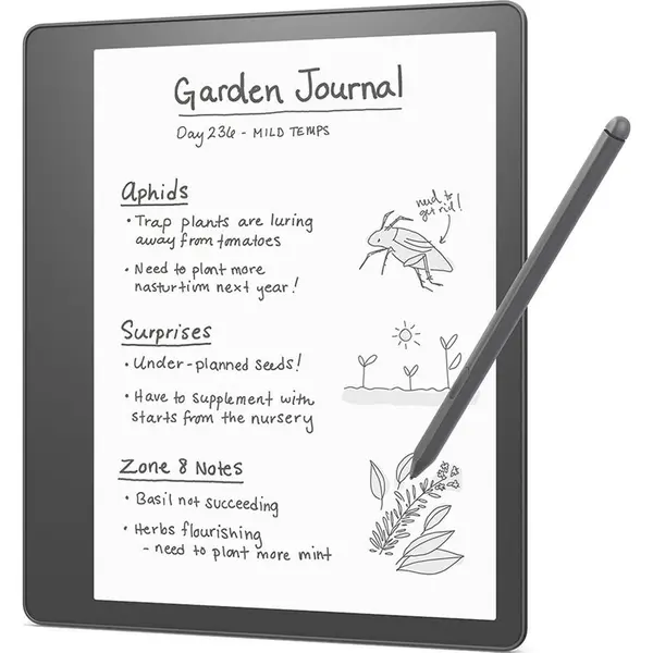 Amazon eBook Reader Amazon Kindle Scribe 2022, 16GB, Basic Pen, Display 10.2 Touchscren, 300 ppi, Wi-Fi, USB C, Gri