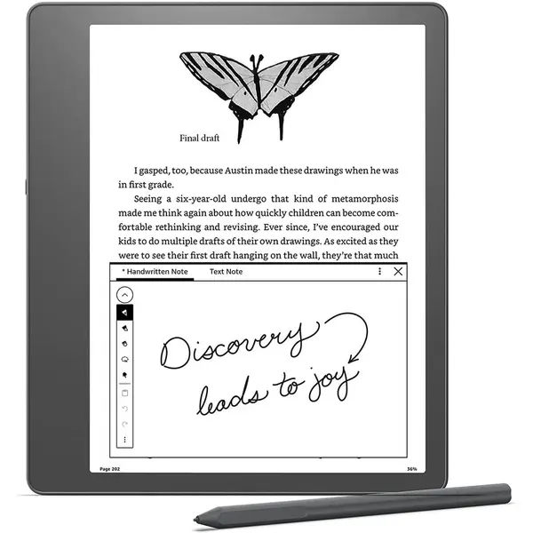 Amazon eBook Reader Amazon Kindle Scribe 2022, 16GB, Premium Pen, Display 10.2 300 ppi, Wi-Fi, USB C, Gri