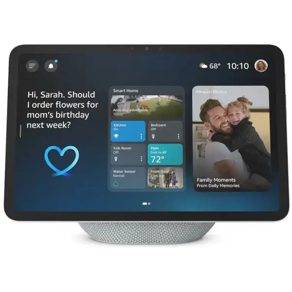 Amazon Ecran inteligent, Smart Display Amazon Echo Show 11 (cel mai nou model), Alb Glaciar