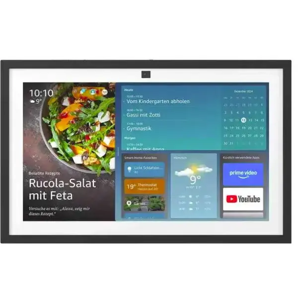 Amazon Ecran inteligent, Smart Display, Amazon Echo Show 15 cu Fire TV si Alexa, Negru
