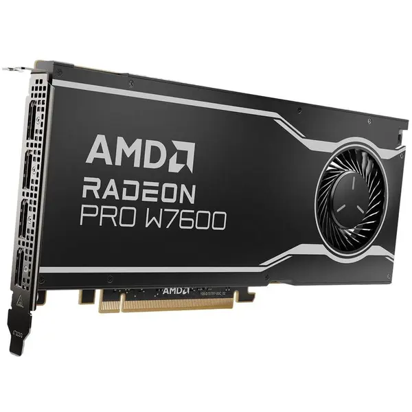 AMD Placa video profesionala AMD Radeon Pro W7600, 8GB GDDR6