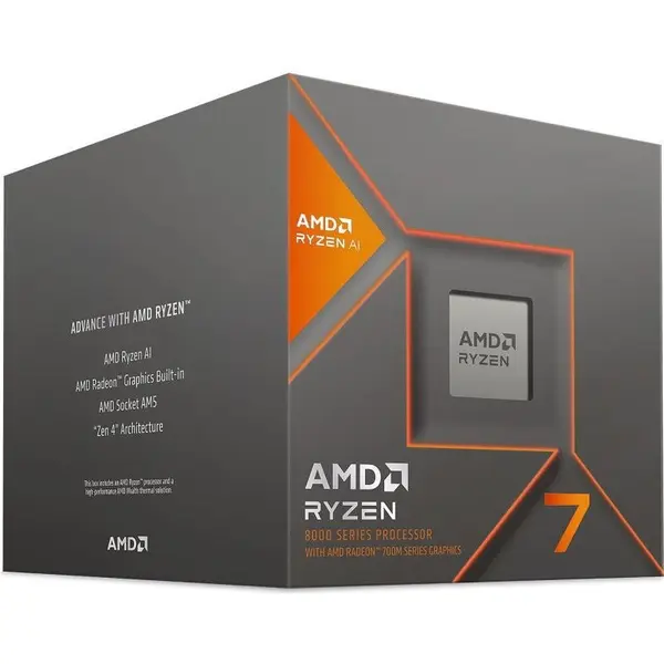 AMD Procesor AMD Ryzen 7 8700G, AM5, 4.2 GHz, 16 MB, BOX