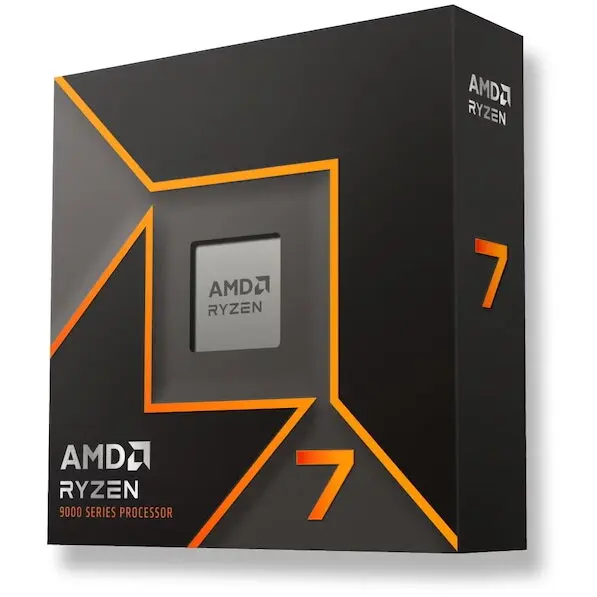AMD Procesor AMD Ryzen 7 9700X, 5,5 GHz, AM5, 8 CORE, 100-100001404MPK