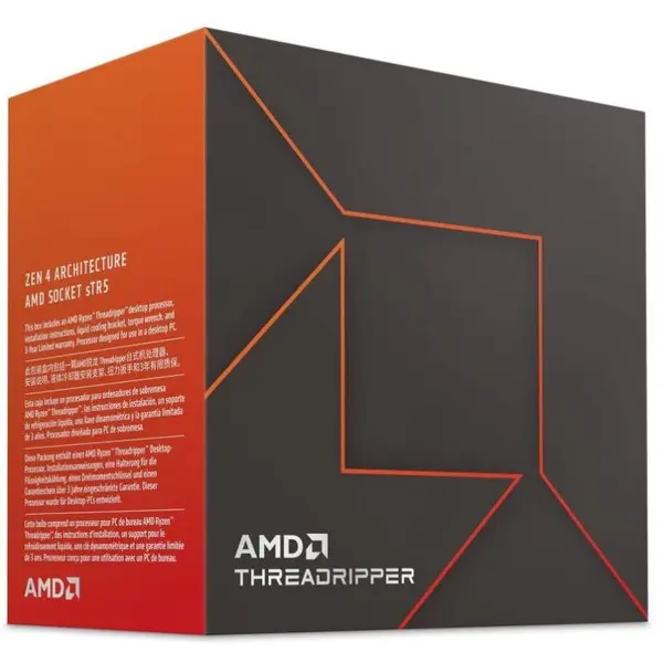 AMD Procesor AMD Ryzen Threadripper 7970X, 4.0 GHz, Socket sTR5, Cache L3 128 MB, Box