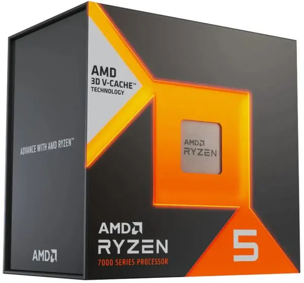 AMD Ryzen 5 7500X3D - 6C 12T, 3D V Cache, 4.5 GHz Boost, AM5, BOX