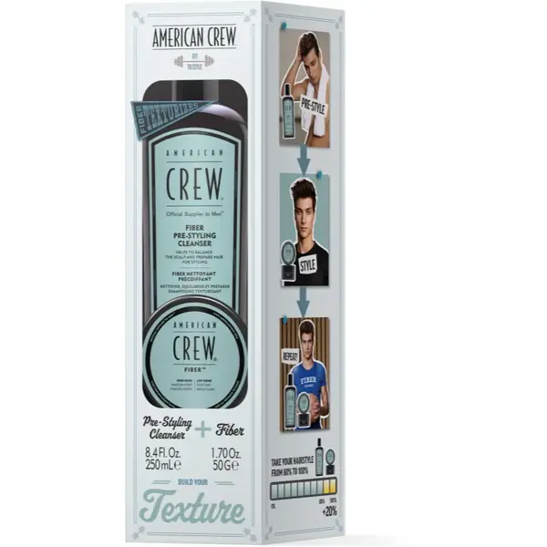 American Crew Fiber Duo - Giftset set cadou pentru păr pentru bărbați 1 buc