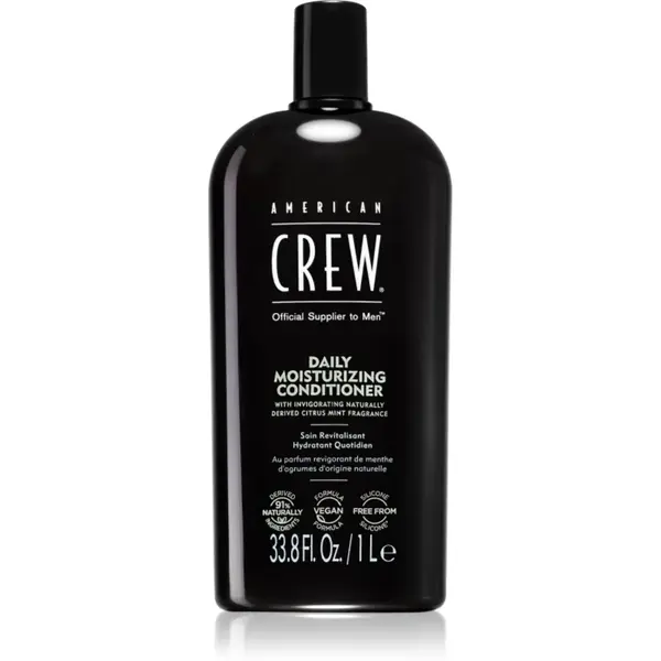American Crew Hair & Body Daily Moisturizing Conditioner balsam pentru utilizarea de zi cu zi 1000 ml