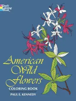 American Wild Flowers Coloring Book, Paperback/Paul Kennedy