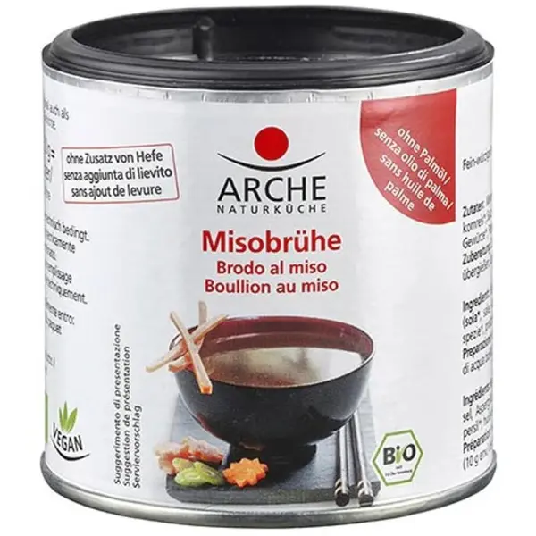 Amestec Gata Preparat pentru Supa Miso Bio, pentru 6 l, Arche Naturkuche - Asia, 125 g