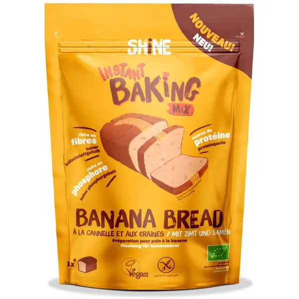 Amestec Instant pentru Banana Bread fara Gluten Ecologic/Bio 350g
