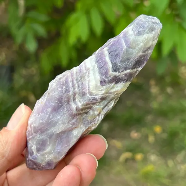 Ametist chevron piatra bruta/ varf m4