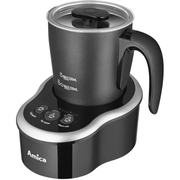 AMICA Amica Aparat de spumare lapte FD 4011, 600W, 0.8L, Negru/Argintiu