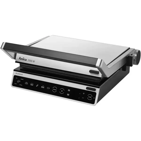 AMICA Amica Gratar electric ProfiGrill GK 5011, 2000W, Argintiu/Negru