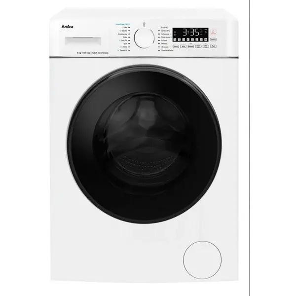 AMICA Masina de spalat Amica capacitate 8kg, clasa energetica A, 1400 rpm, 16 programe, Alb