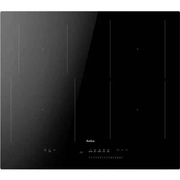 AMICA Plita incorporabila cu inductie Amica PIM6541PHTSUN 3.0, 7350W, 60 cm, Negru