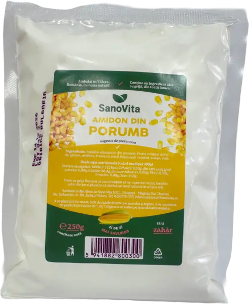 Amidon alimentar din porumb, 250g, SanoVita