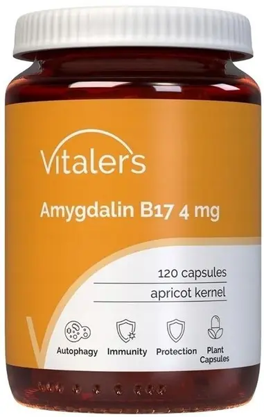 Amigdalină, 4 mg, 120 capsule, Vitaler's