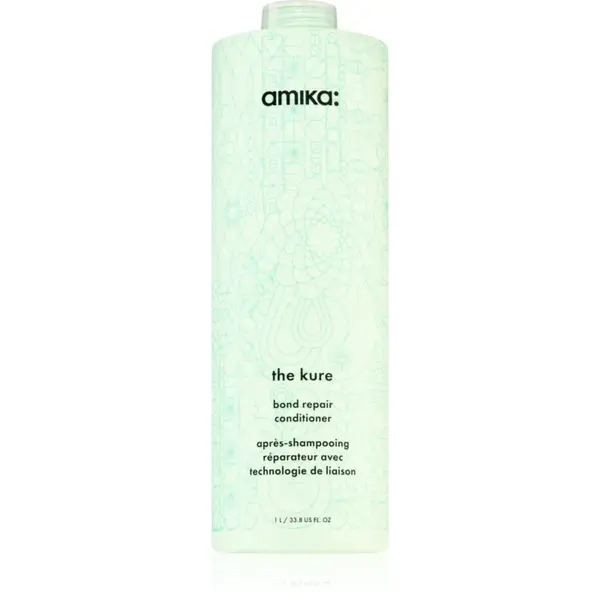 amika The Kure Bond Repair Conditioner balsam regenerator pentru par blond 1000 ml