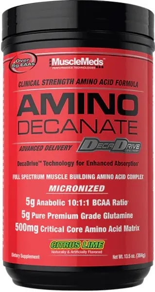 Amino Decanate, lămâie, 384 g, Muscle Meds