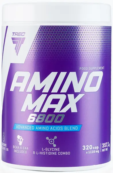 Amino Max 6800, 320 capsule, Trec Nutrition
