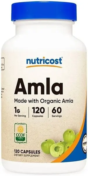 Amla, 1 g, 120 capsule, Nutricost