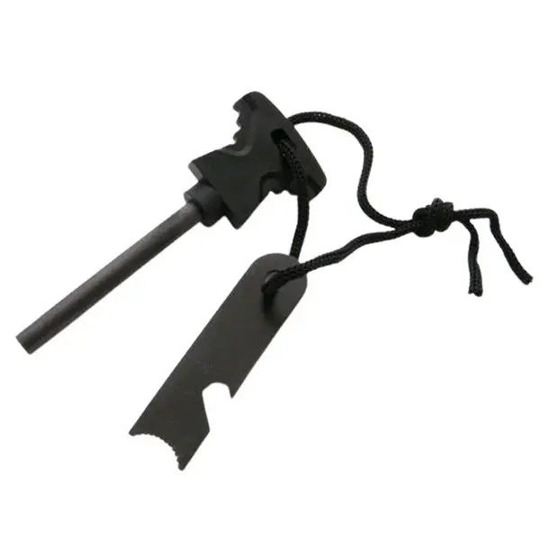 Amnar pentru camping DEPOX , Best Survival, otel inoxidabil, 11.5 cm, negru