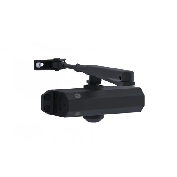 Amortizor cu brat pentru usa Yale 30-3500-0001-55-01, clasa putere 4, 80 kg, rezistent la foc, negru