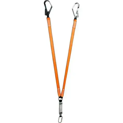 Amortizor de siguranta Yato YT-74225, banda dubla, 2 carabiniere, 1.8m, 45mm